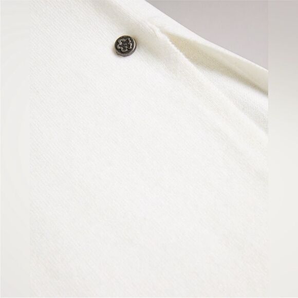 Ted Baker  Malorri Knit Midi Dress in Cream Size 8/10 - Picture 6 of 9